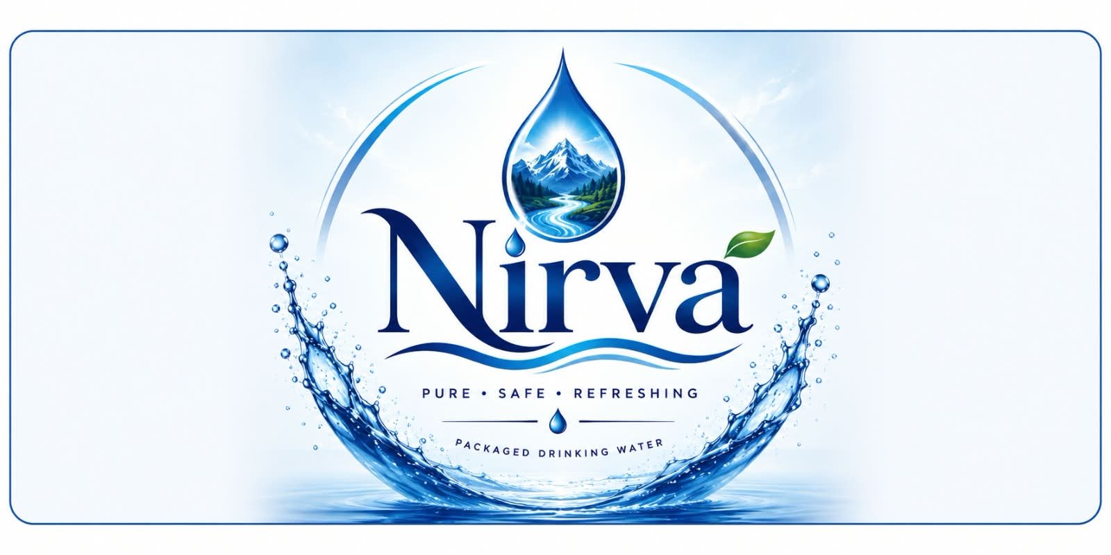 Nirva Pure Safe Refreshing Mountain & Water Splash Promotional Artwork